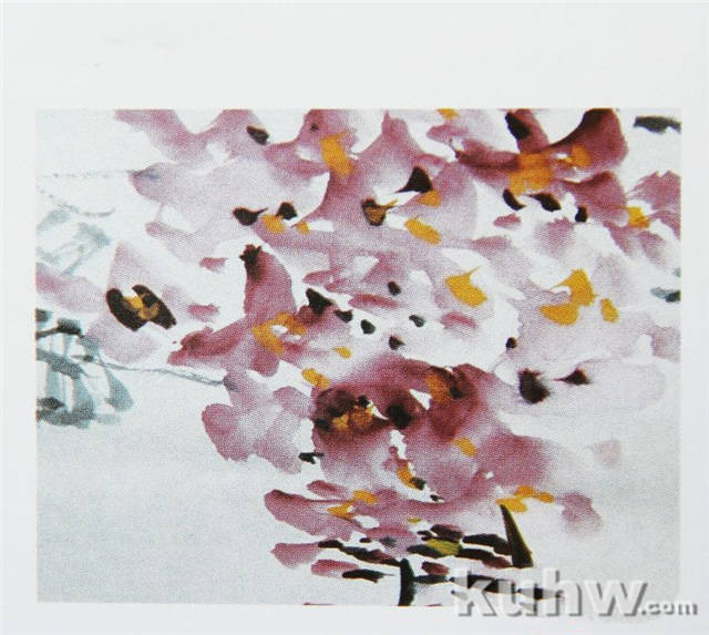 【原创】写意花鸟画技法-白粉调色法
