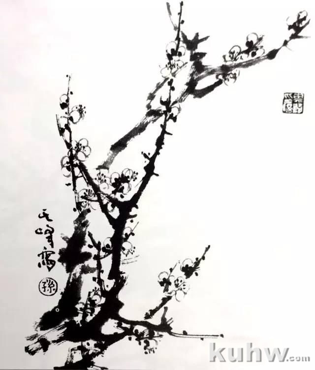 图文详解画梅