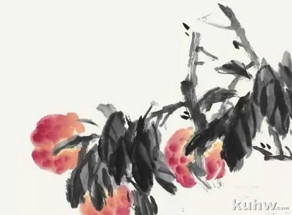 蔬果篇――写意桃子的画法