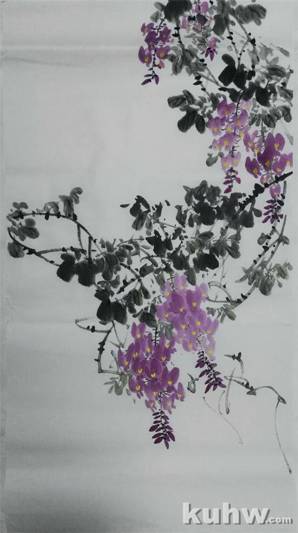 《紫气东来》的画法步骤