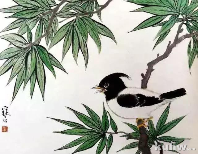 江寒汀花鸟画教程