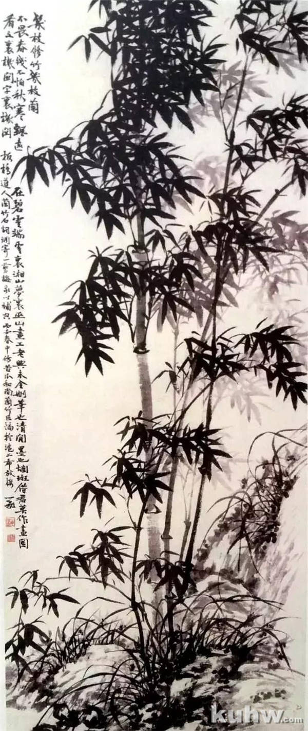 竹子的画法步骤详解