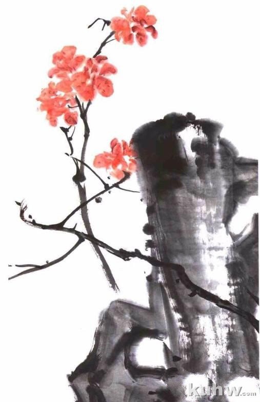 图文教程：杜鹃花的写意画法