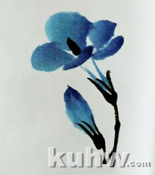 国画之整枝牵牛花的画法,以及牵牛花的多种形态画法