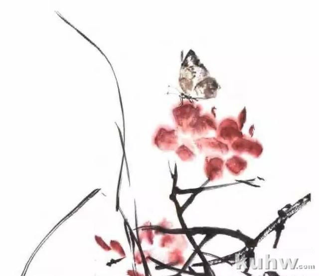 图文教程：杜鹃花的写意画法