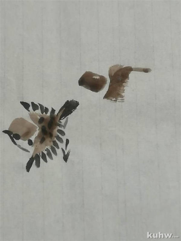 竹子写意麻雀（详细图解）