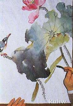 国画荷花绘画步骤详解