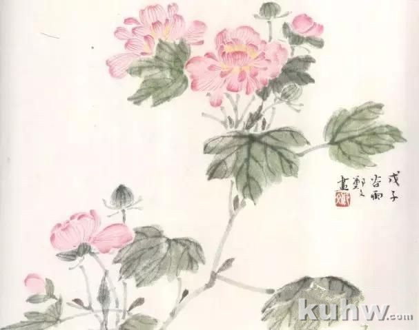 花鸟画图文教程:花鸟小品的各种画法,花鸟画基本技法分解