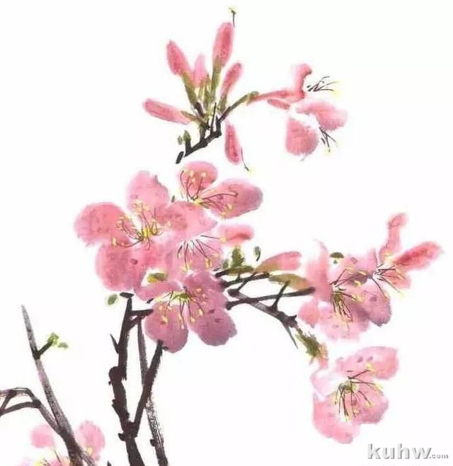 图文教程：杜鹃花的写意画法