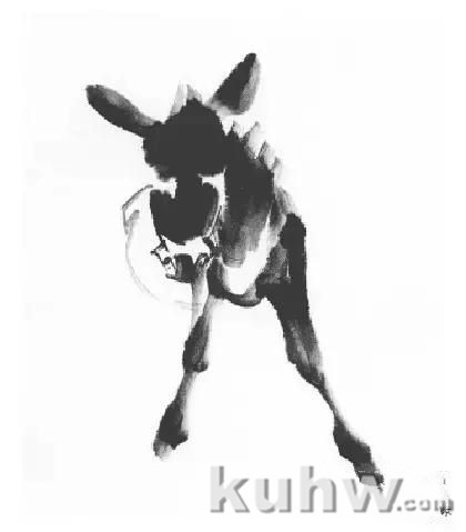 教你怎样画毛驴,小毛驴简单画法画法,国画写意毛驴的画法和步骤图解