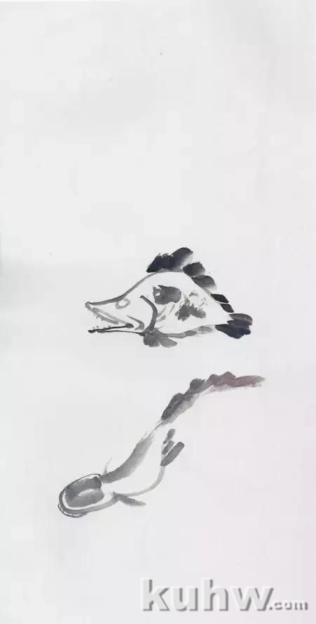 图文教程:国画鱼的写意画法,国画初学者鱼的各种画法步骤详解