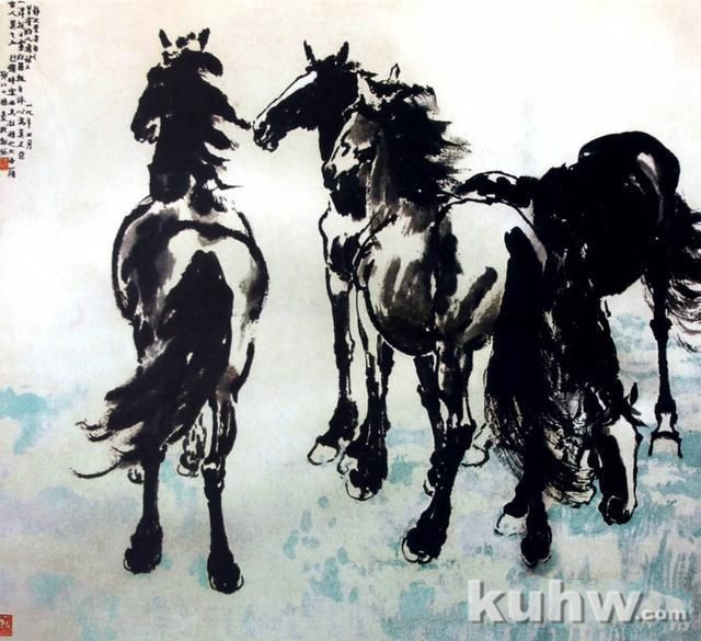 画马超级教程:徐悲鸿画马技法(上)