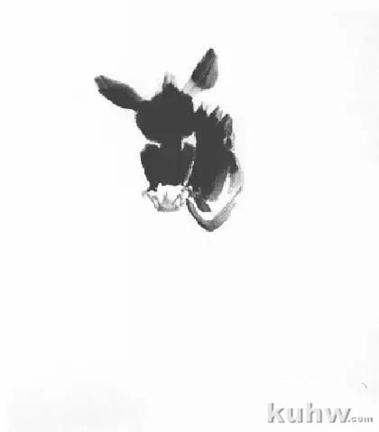 教你怎样画毛驴,小毛驴简单画法画法,国画写意毛驴的画法和步骤图解