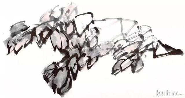 教你如何画彩墨牡丹