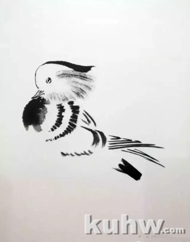 鸳鸯的写意画法