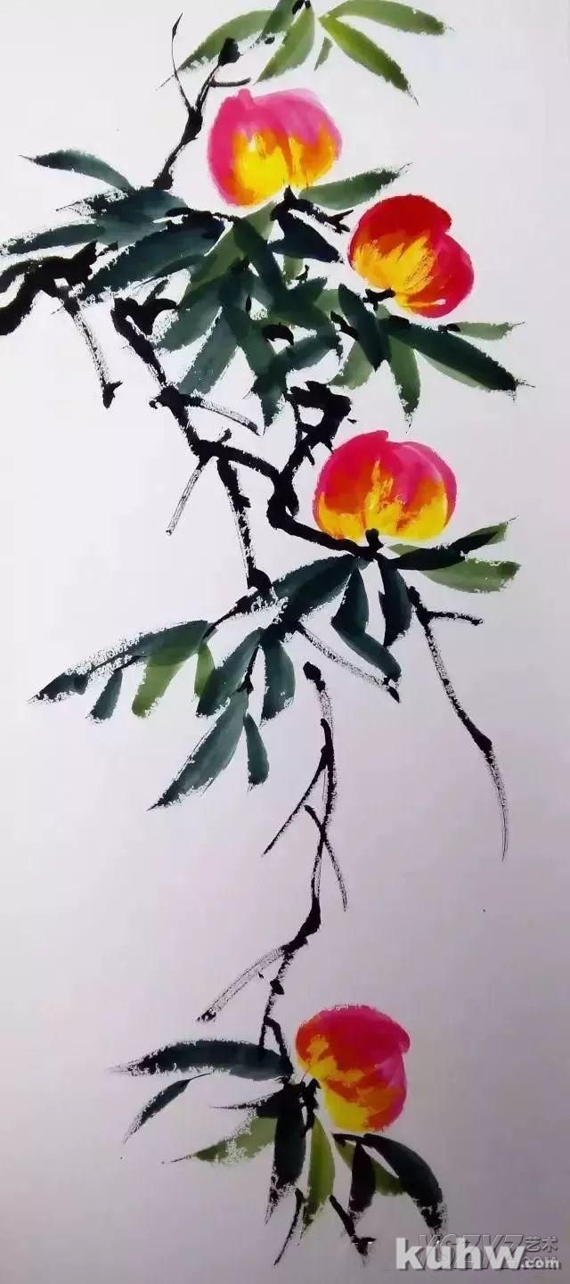 仙桃的基本画法