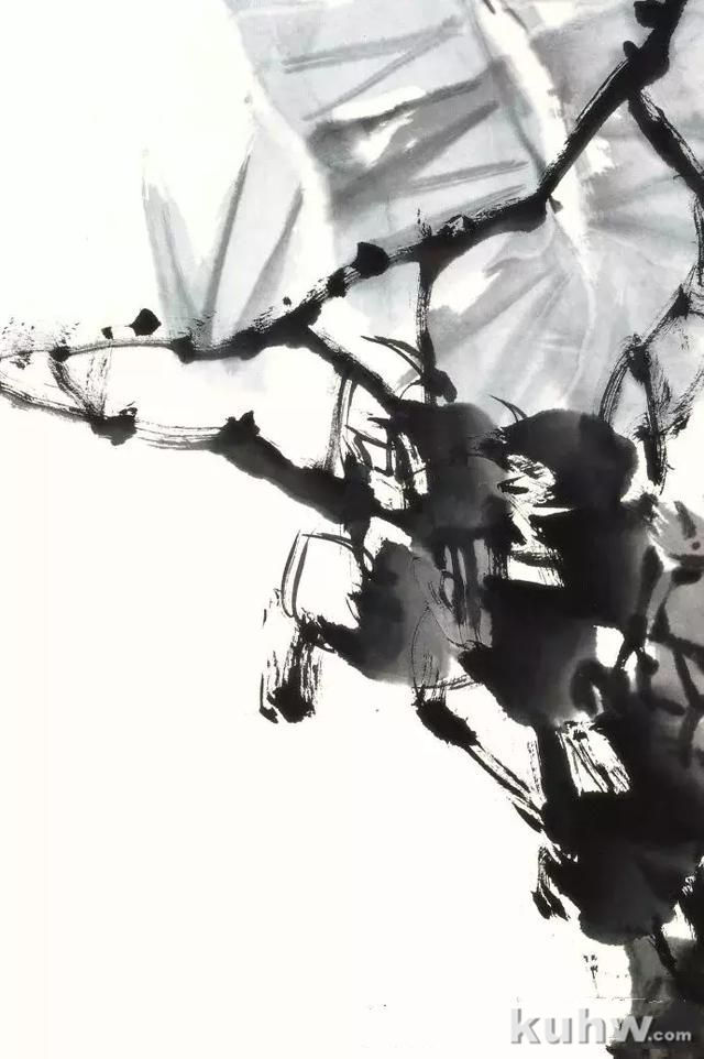 教你如何画彩墨牡丹