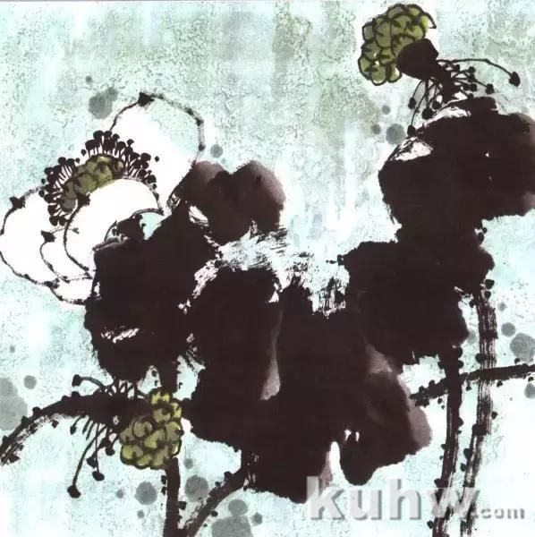 图解漂亮又简单荷叶画法步骤,国画荷叶的画法大全