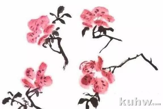 图文教程：杜鹃花的写意画法