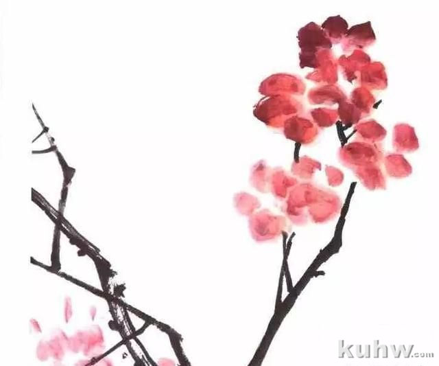 图文教程：杜鹃花的写意画法