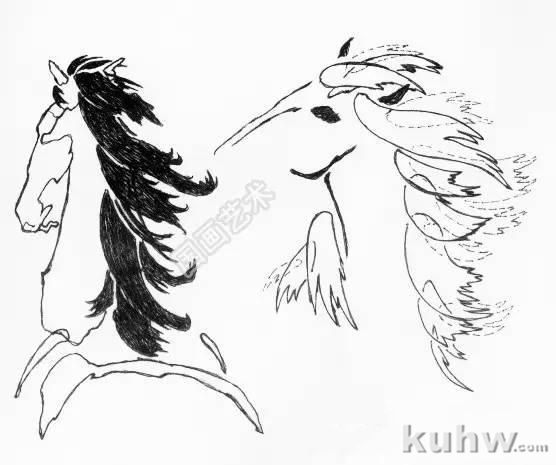 画马超级教程:徐悲鸿画马技法(上)