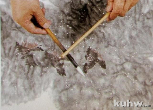 国画特殊处理技术方法!