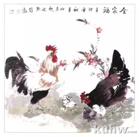 绘画构图示例教程,画鸡构图最新示范,课本上教的都过期了?