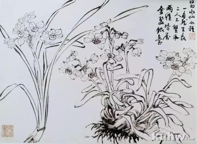 名师课徒稿:跟着陆抑非学画花卉!