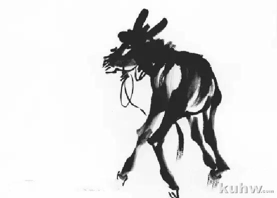 教你怎样画毛驴,小毛驴简单画法画法,国画写意毛驴的画法和步骤图解