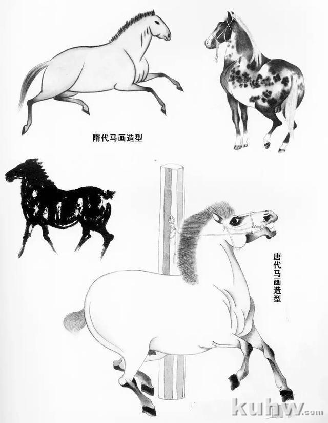 画马超级教程:徐悲鸿画马技法(上)