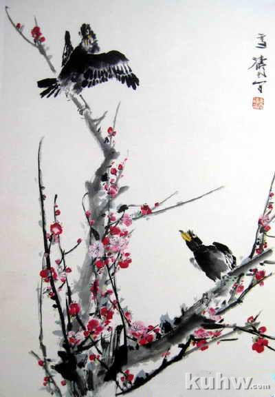 写意八哥的画法步骤