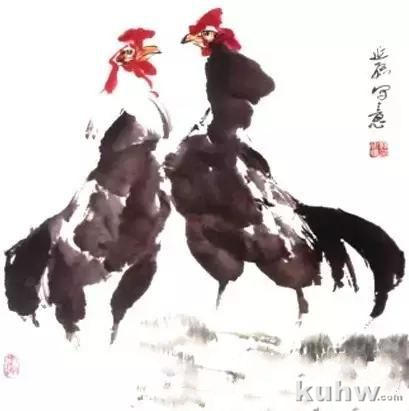 绘画构图示例教程,画鸡构图最新示范,课本上教的都过期了?