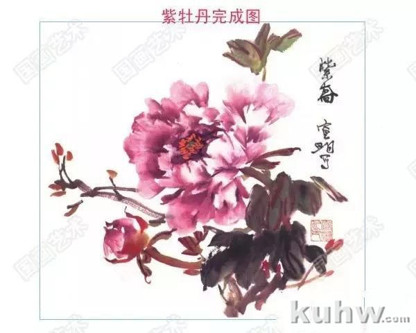 牡丹九大色系特点与画法