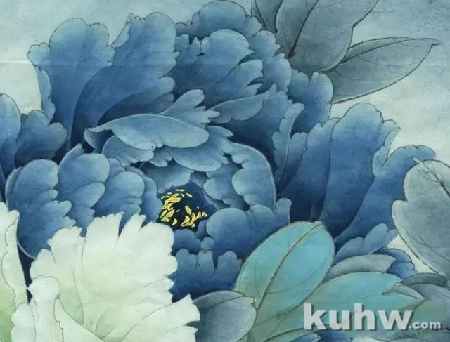 李晓明工笔牡丹（双清白头）的设色技法！