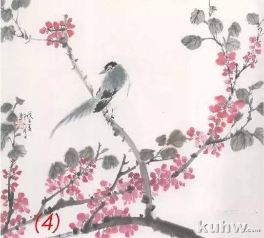 花鸟画图文教程:花鸟小品的各种画法,花鸟画基本技法分解