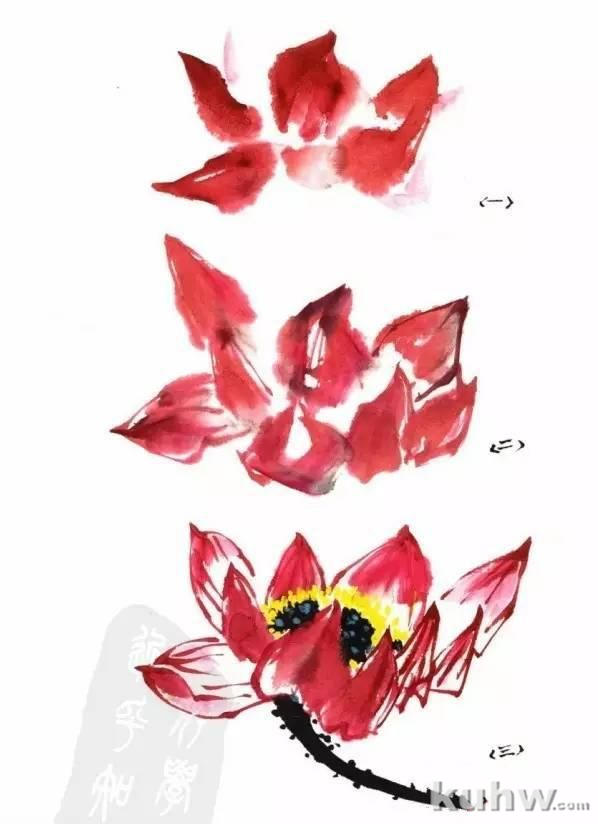 健德书画艺术院告诉你荷花应该怎么样画