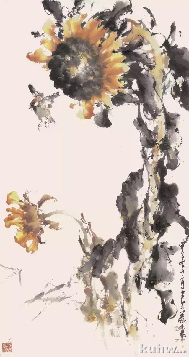 当代写意花鸟画用水法,超全面!