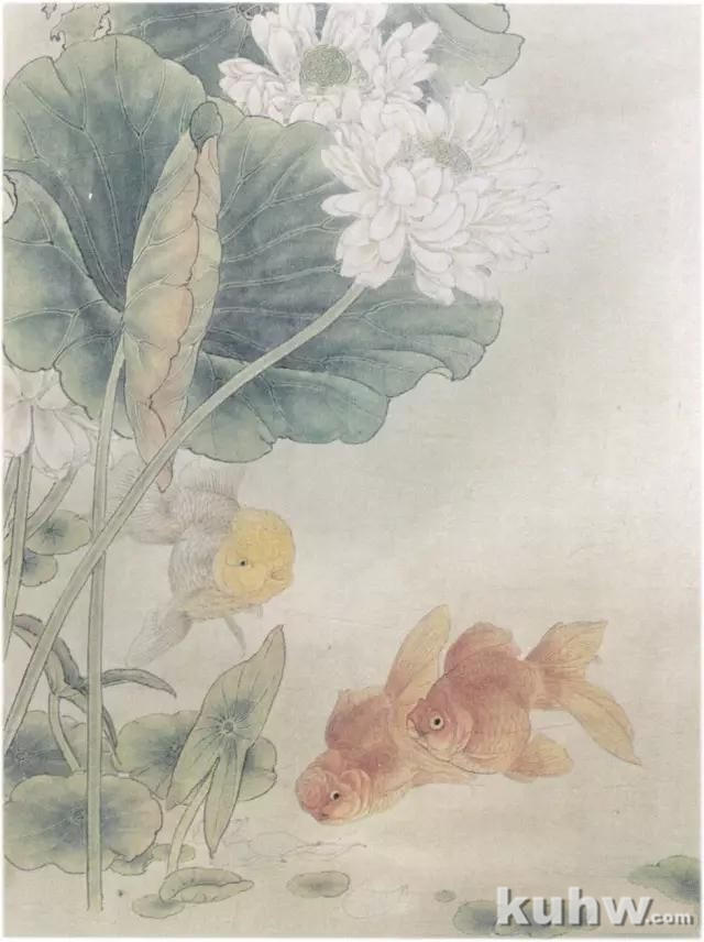 画友之家-技法篇-工笔金鱼白描、设色步骤讲解，给力！