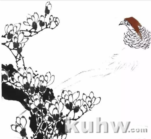 图文教程:写意禽鸟的画法(一)