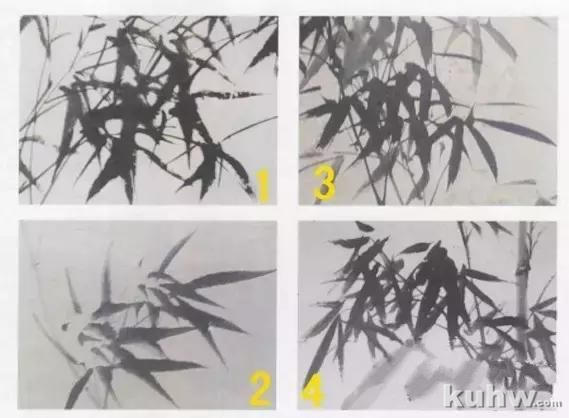 方楚雄画竹技法步骤图，《芥子园画谱》墨竹技法阐释，比郑板桥还会画竹的教程？