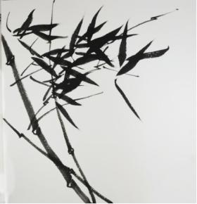 跟张晖老师学画竹:墨竹画法步骤图