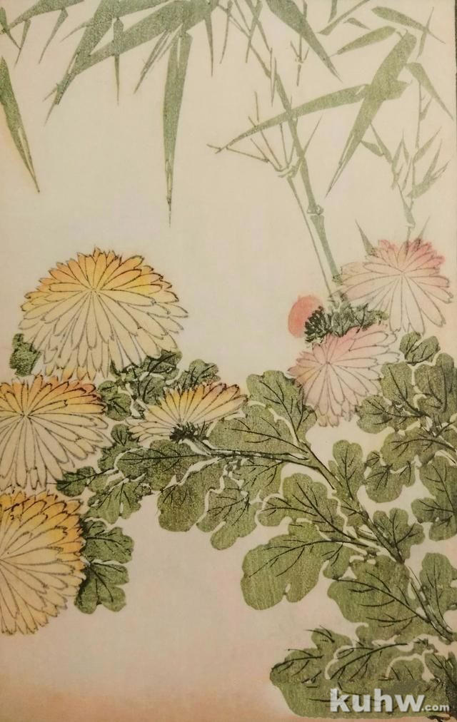 清前名家26种墨菊搭配技法之四，简单易学+21幅示范图