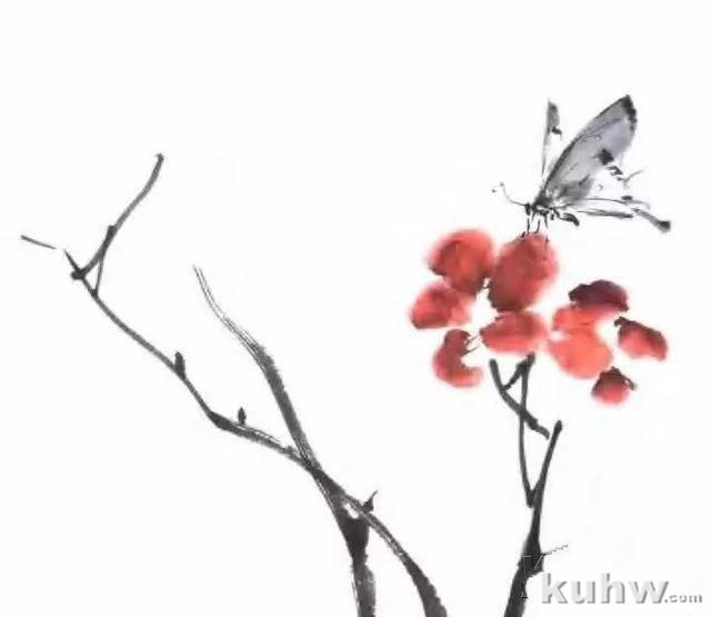 图文教程：杜鹃花的写意画法