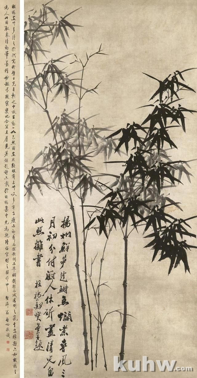 方楚雄画竹技法步骤图，《芥子园画谱》墨竹技法阐释，比郑板桥还会画竹的教程？