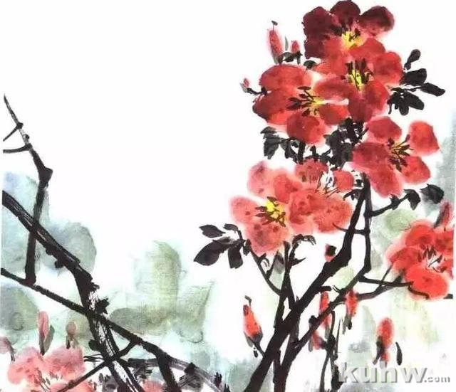 图文教程：杜鹃花的写意画法