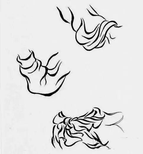 国画教程|教你十八种工笔线描技法