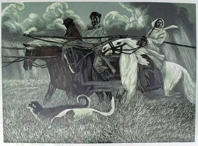 乌恩琪版画作品欣赏