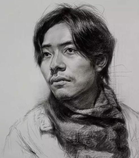 素描入门-四分之三侧面角度的画法