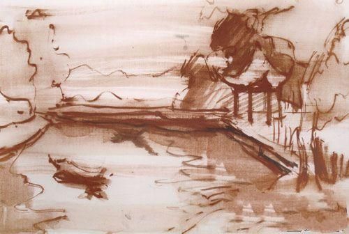 色彩风景公园类――公园一角