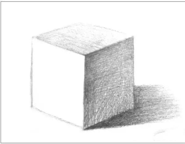 如何学素描――素描正方体的绘画技巧
